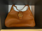 Gucci Camel Aphrodite Shoulder Bag
