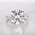 Verde 5ct IGI Lab-grown Round Cut VS2 Diamond Ring