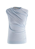Tove Soft Blue Wool 'Vita' Sleeveless Knit