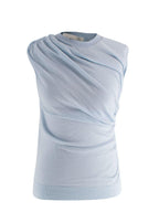 Tove Soft Blue Wool 'Vita' Sleeveless Knit