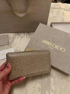 Jimmy Choo Crystal Clemmie Clutch