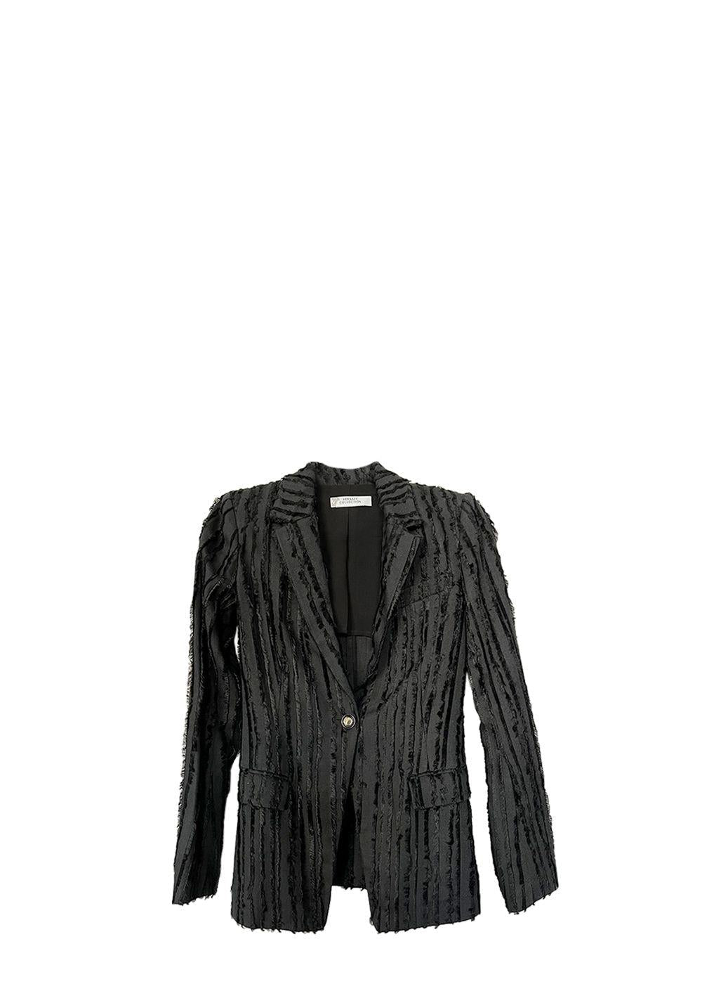 Collection Black Tufted Blazer