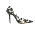 Jimmy Choo Embellished Plexi Heels