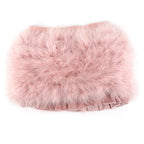 Miss Grant girl's dusty-pink feather skirt