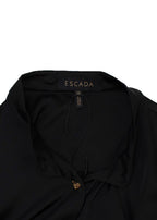 Escada Black Silk Oversize Shirt
