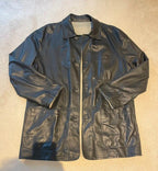 Reversible Black Leather Jacket