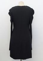 Patrizia Pepe Midnight Blue Wool blend Long Sleeve Dress