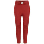 Red Cotton Jogger Trousers
