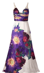 Roberto Cavalli vintage silk evening dress