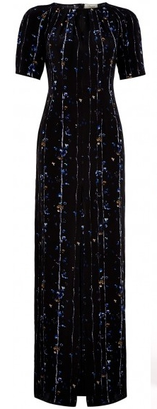 Beulah Jade Linear Floral Gown