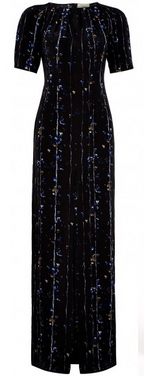 Beulah Jade Linear Floral Gown