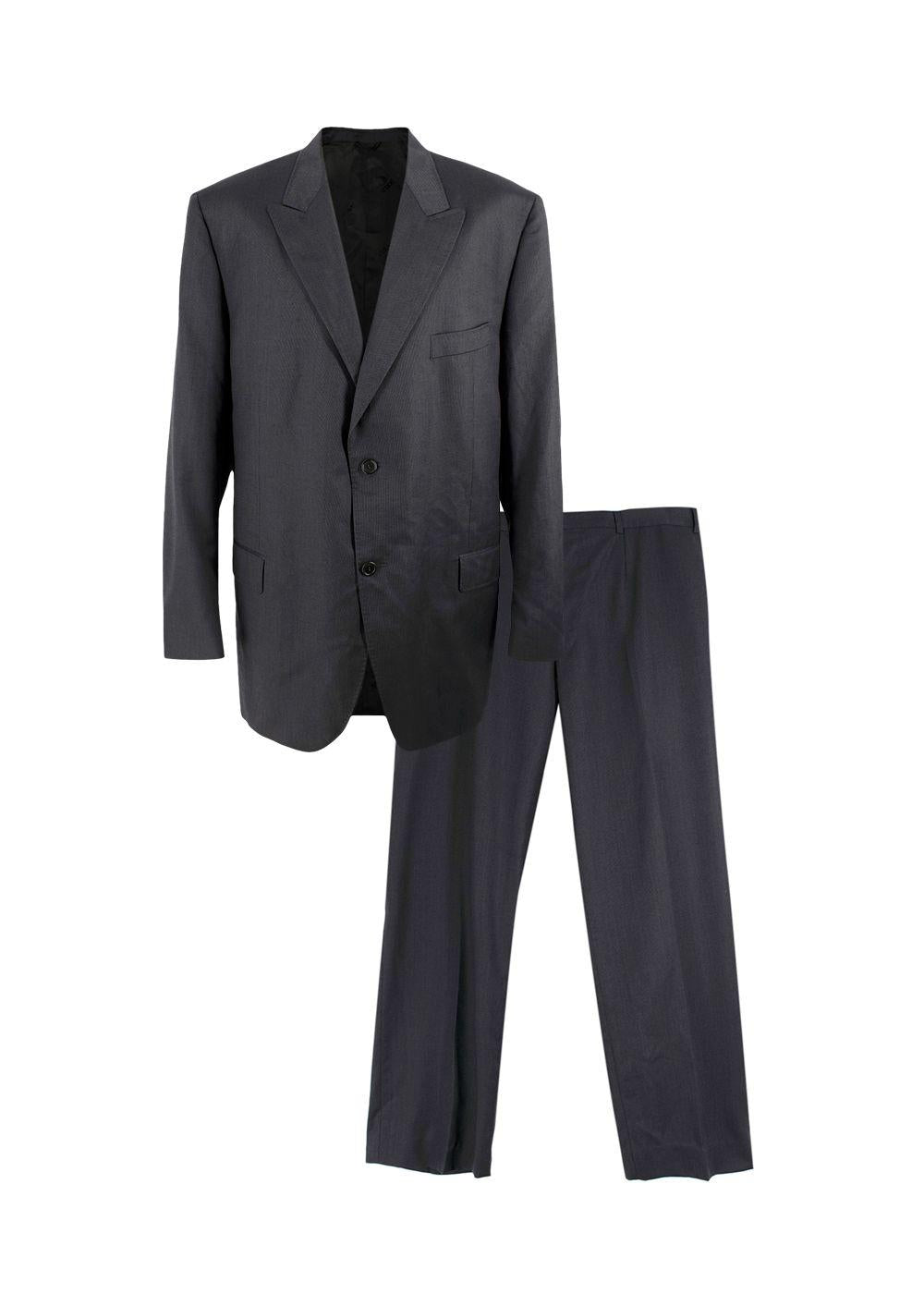 Messori Dark Grey Single-breasted Suit