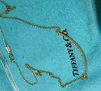 Tiffany Rose Gold And Diamond Necklace