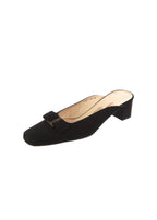 Black Suede Vara Mules