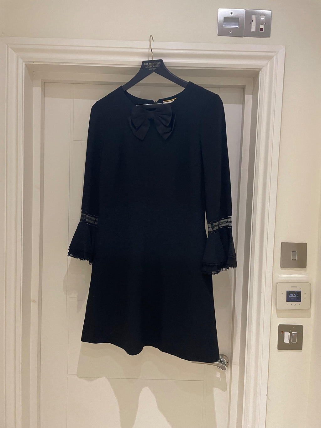 Black Bow Tie Little Black Dress