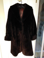 Bespoke Brown Shearling Coat