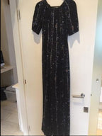 Beulah Jade Linear Floral Gown