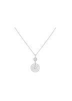 18ct White Gold Diamond Pendant Necklace