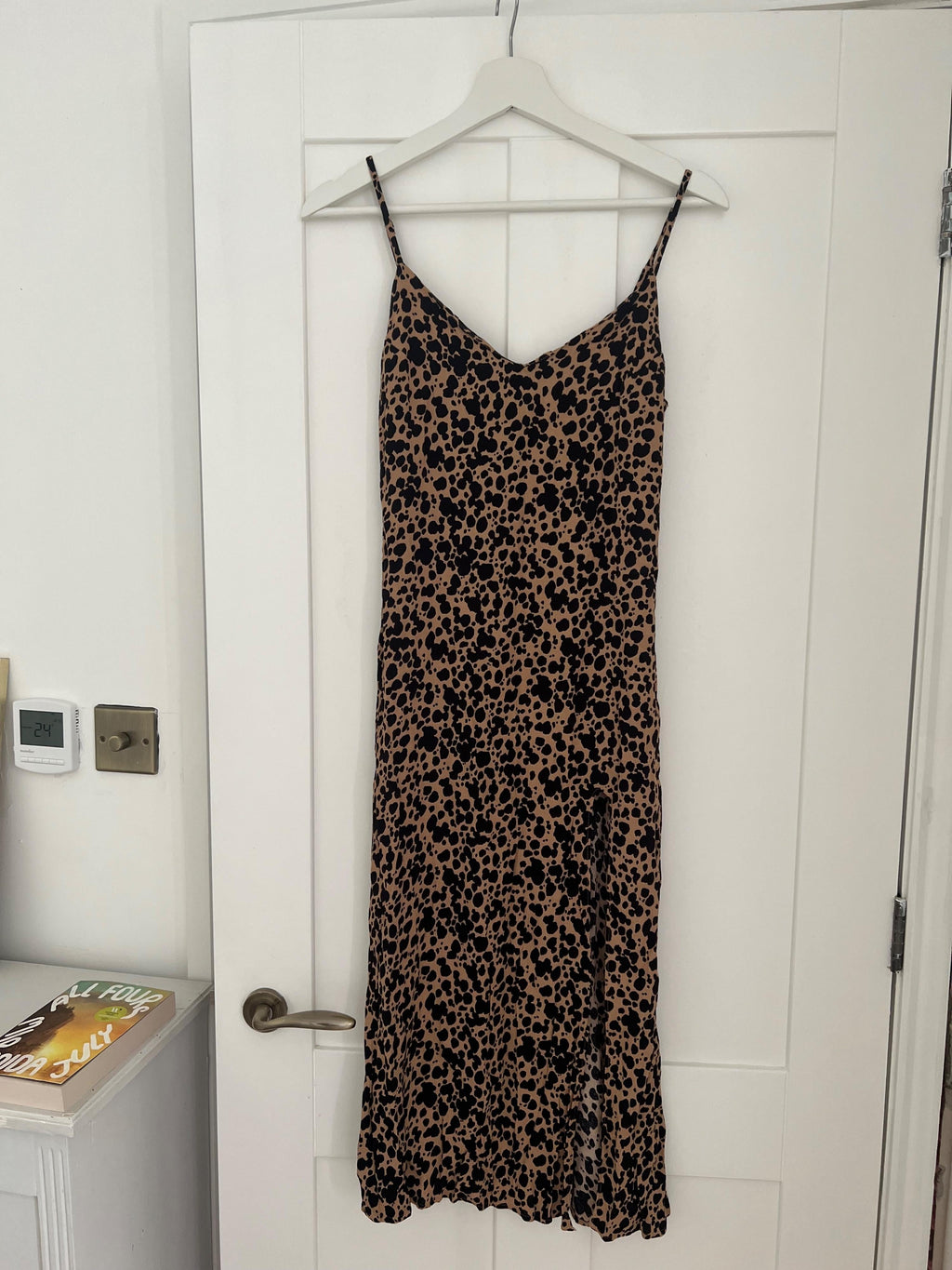 Reformation Animal Print Crimini Dress