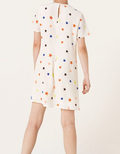 Nobody's Child Cream Star Ferne Mini Dress