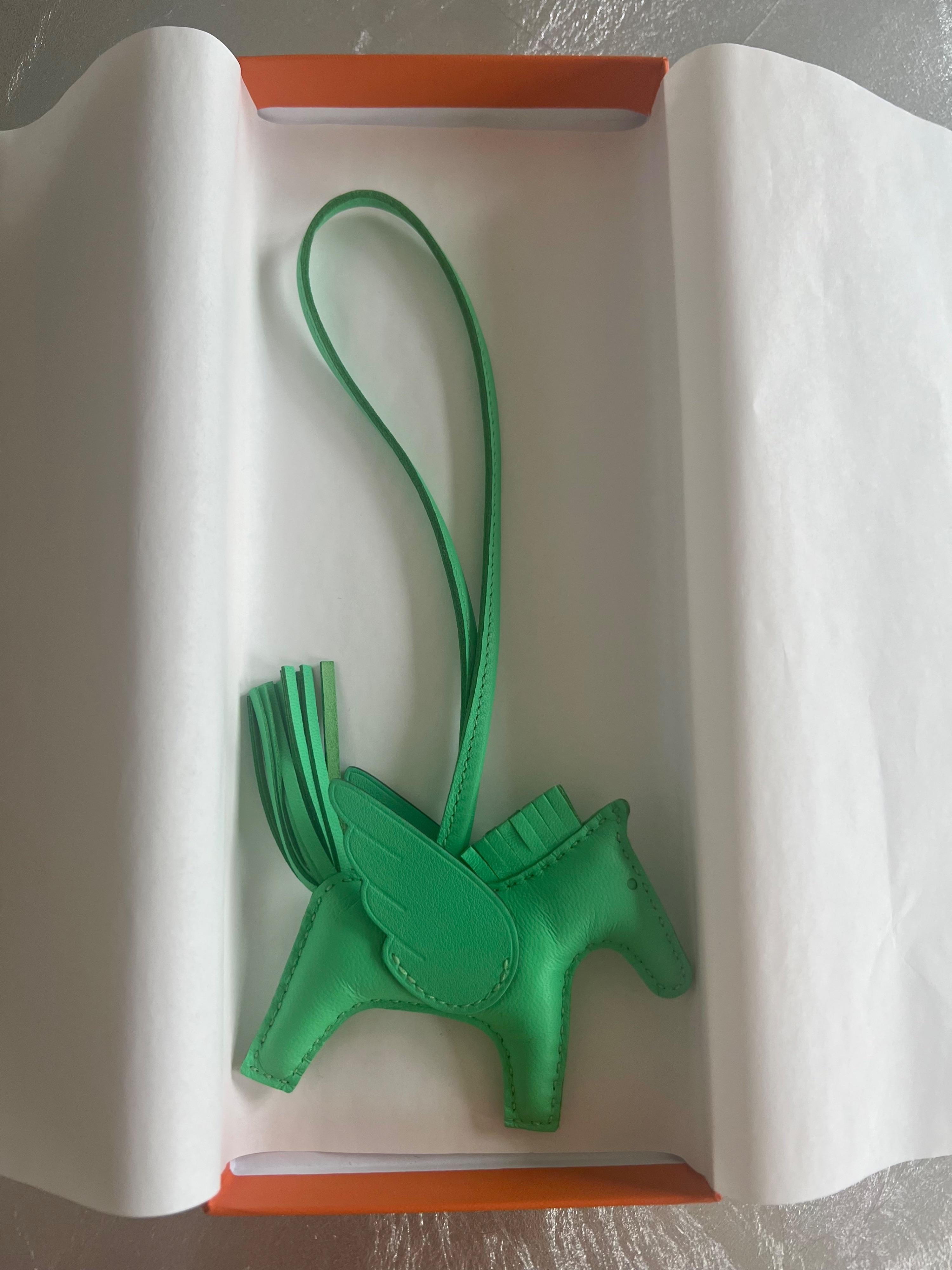 Hermes Vert Comic Rodeo Pegase Charm
