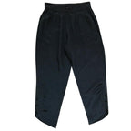 American Retro black silk trousers