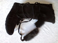 YVES SAINT LAURENT  Anckle boots in suede with fur
