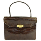 Hermes Vintage Crocodile Top Handle Bag