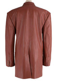 Nanushka Vegan-leather Evan Longline Blazer