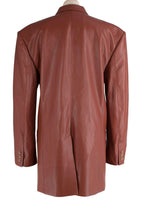 Nanushka Vegan-leather Evan Longline Blazer