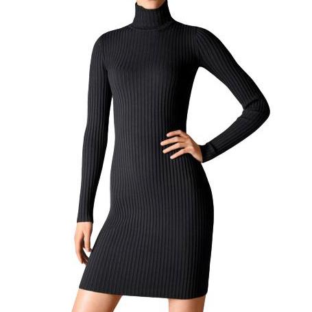Wolford Merino Rib Dress Limited Edition Raven