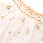Marie Chantal cream floral print top