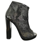 John Richmond lace rhinestone ankle boots