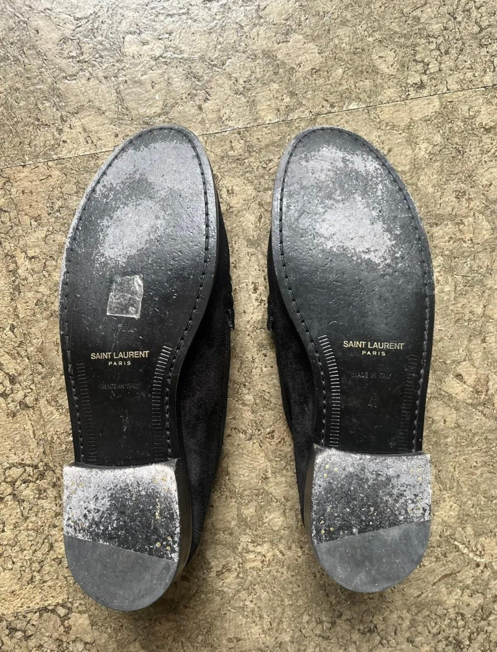 Le Loafer Black Suede Penny Loafers