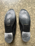 Le Loafer Black Suede Penny Loafers