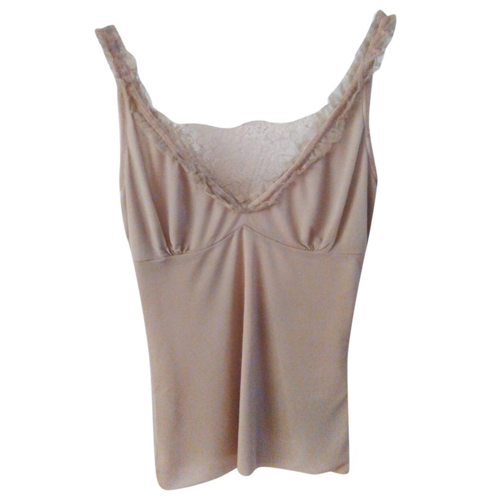 Gucci Silk Jersey Lace Detailed Top