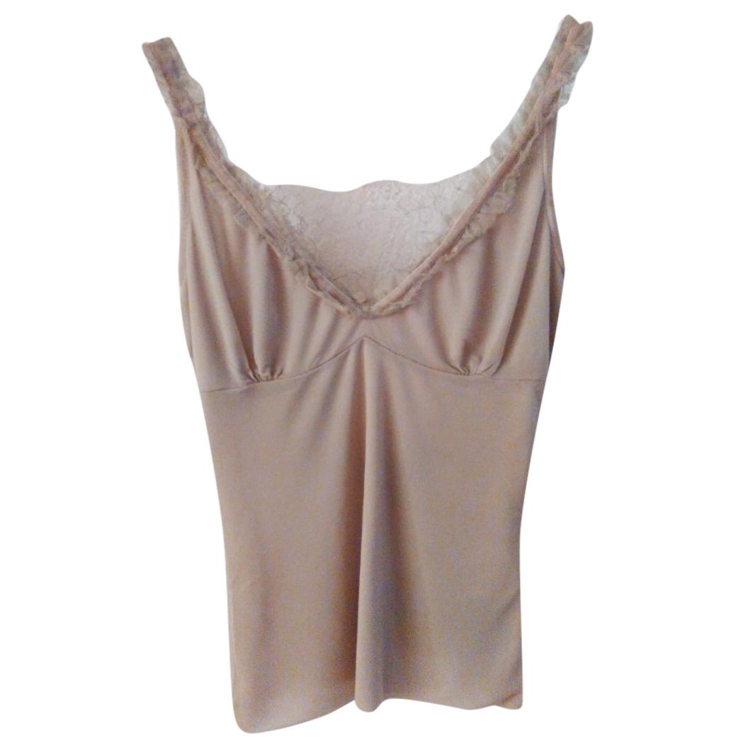 Gucci Silk Jersey Lace Detailed Top