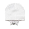Il Trenino White Soft Cotton Artisanal Beanie
