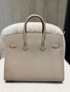 Hermes Birkin 25 Etoupe Epsom Sellier PHW