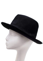 Borsalino Black Trilby Hat