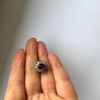 Bespoke Vintage Amethyst & Diamond Ring