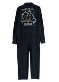 CHUFY Navy Corduroy Frank 'Find Me In Berlin' Jumpsuit