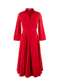 Michael Kors Collection Cotton Poplin Wrap Dress