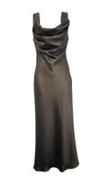 Rasario Black Cowl Neck Maxi Dress