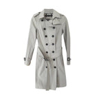 Burberry Stone Cotton Sandringham Trench Coat