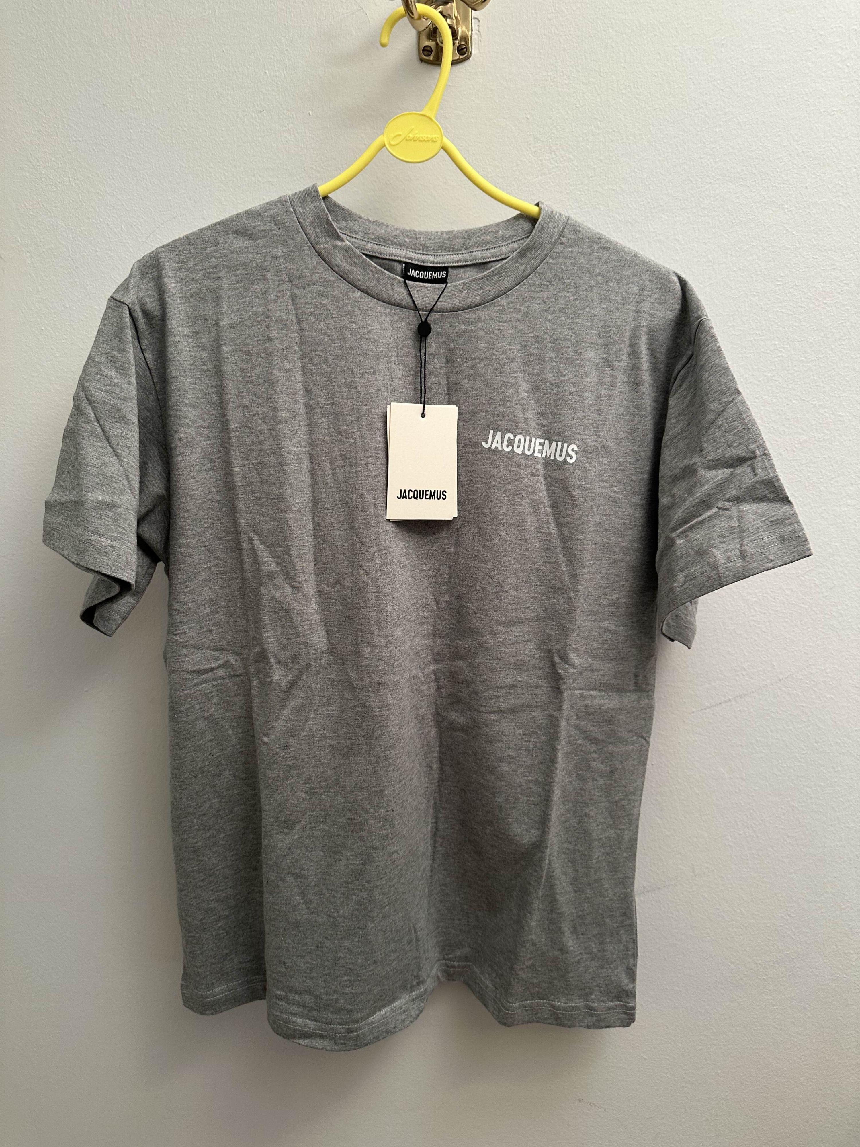 Jacquemus Grey Logo T-Shirt