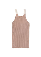 Ribbed Knit Acrylic Sleeveless Dress