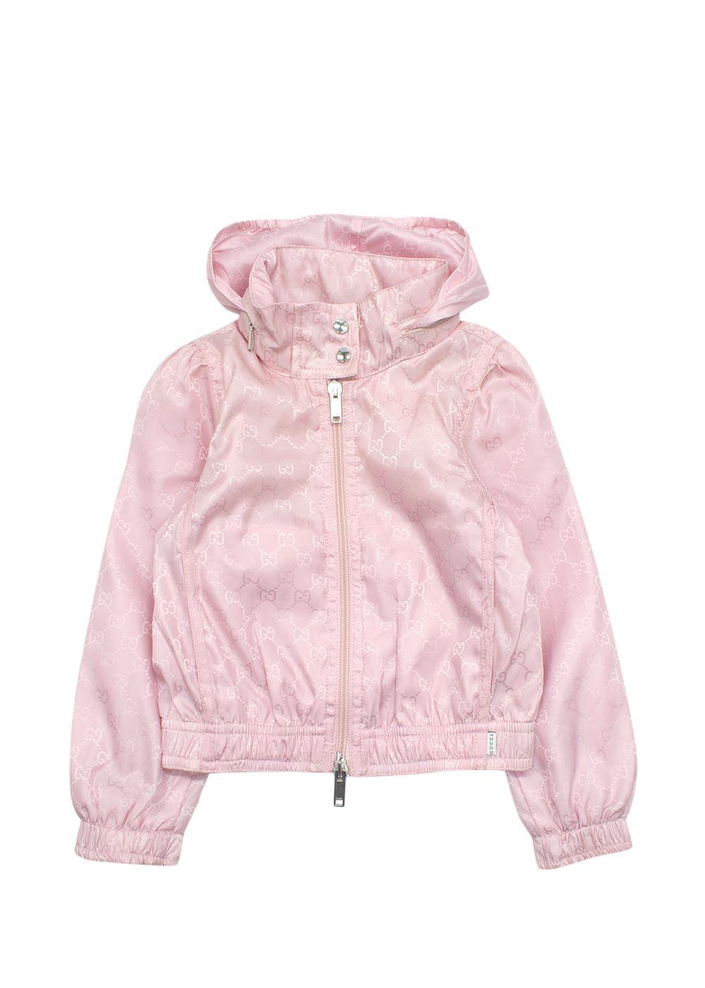 Gucci Kids Pink Monogram Windbreaker