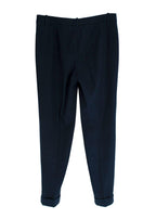 Loro Piana Mens Navy Cashmere Trousers