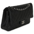 Chanel Black Quilted Lambskin Medium Classic Double Flap Bag